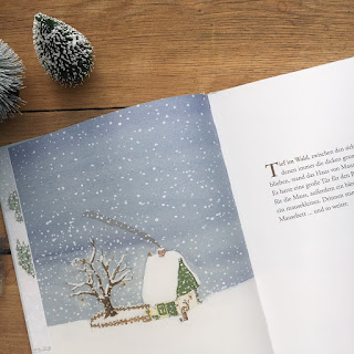 Winterbilderbuch: "Mäusewinter - Bärenschnee" von Kristina Andres, erschienen im Nilpferd Verlag, Rezension auf Kinderbuchblog Familienbücherei