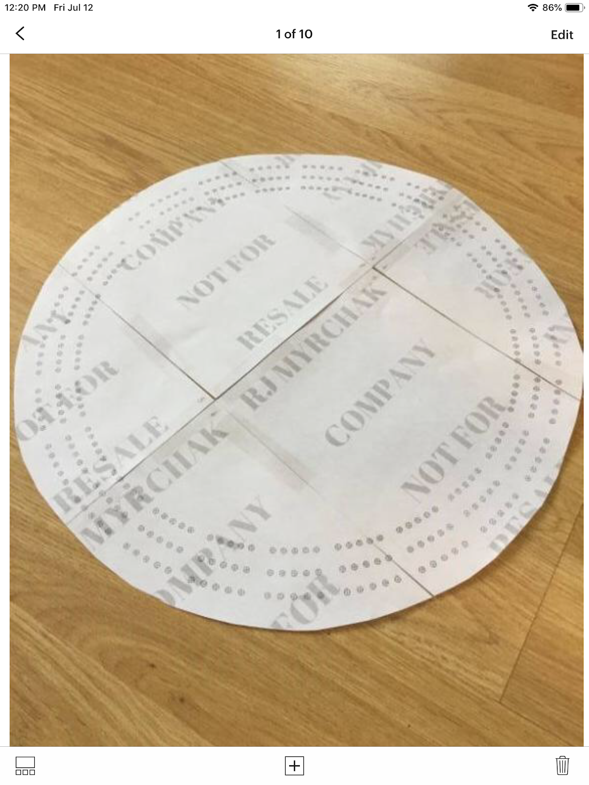 Free Printable Round Cribbage Board Template