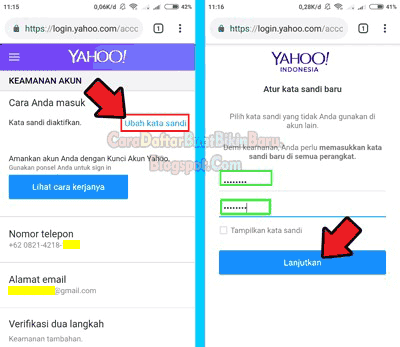 Terbaru 2020 Cara Mengganti Password Email Yahoo Di Hp Android Iphone Cara Daftar Buat Bikin Baru