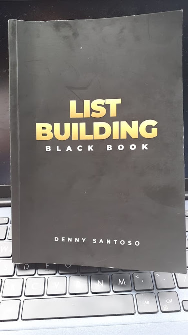 Buku LIST BUILDING BLACK BOOK penting untuk tahu Digital Marketing