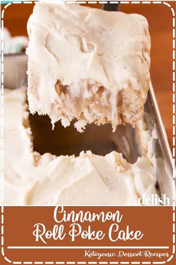 Foods Helen 59 Cinnamon Roll Poke Cake