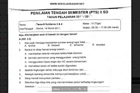 Ilmu Pengetahuan 10 Soal Ulangan Kelas 3 Tema 6 Subtema 3 Dan 4