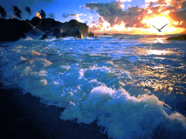 Καλημέρα σας, παιχνίδι με τα κύματα.......