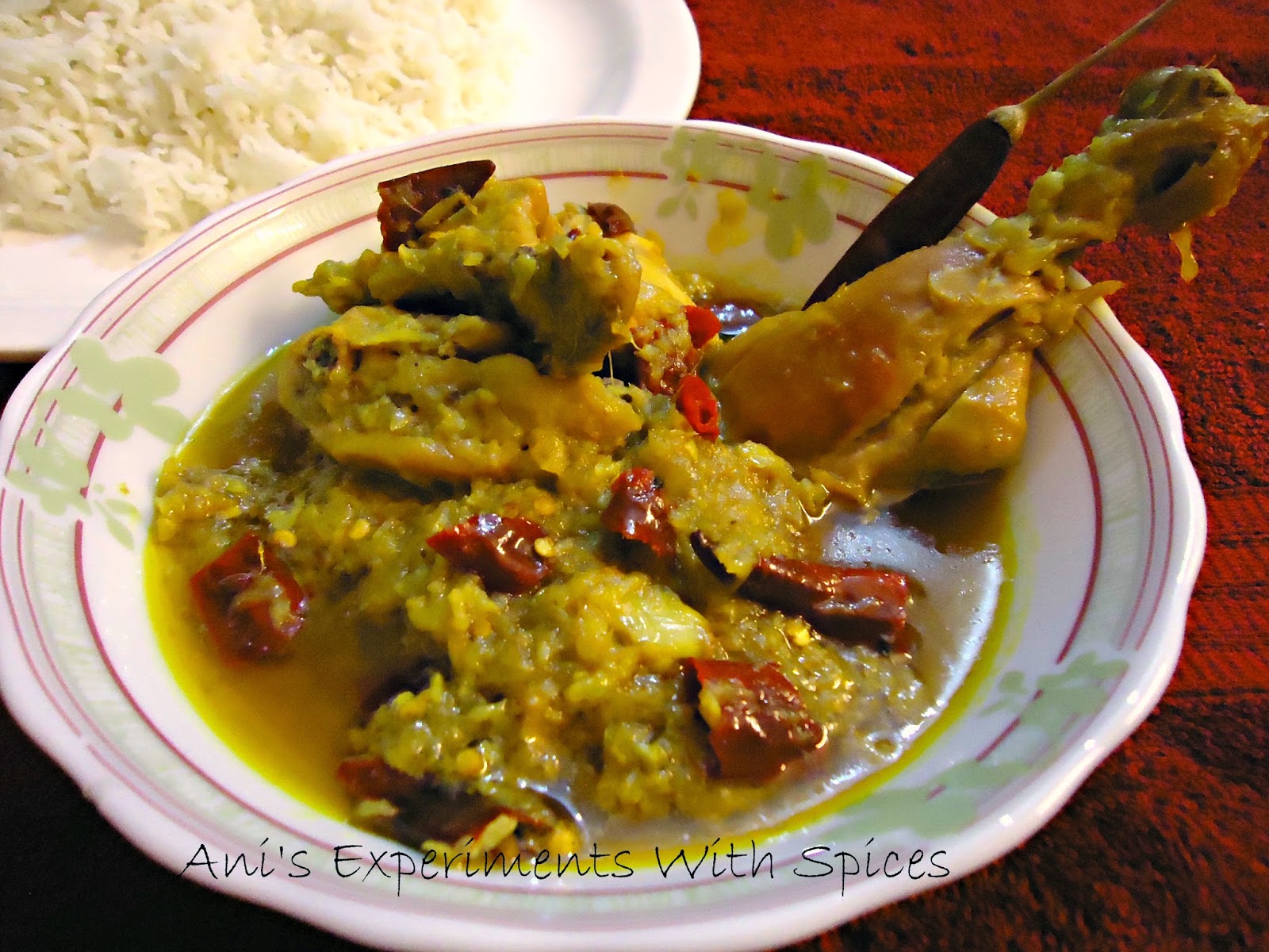 Ani's Experiments With Spices Goalondo Steamer Chicken Curry