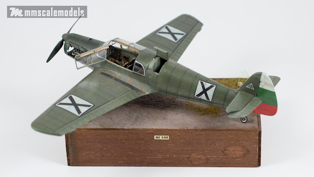 Messerschmitt BF-108 Eduard 1/48 plastic scale model Bulgarian Air  Force