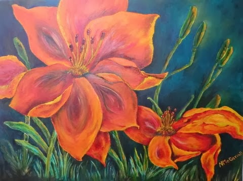 Day Lily in Orange