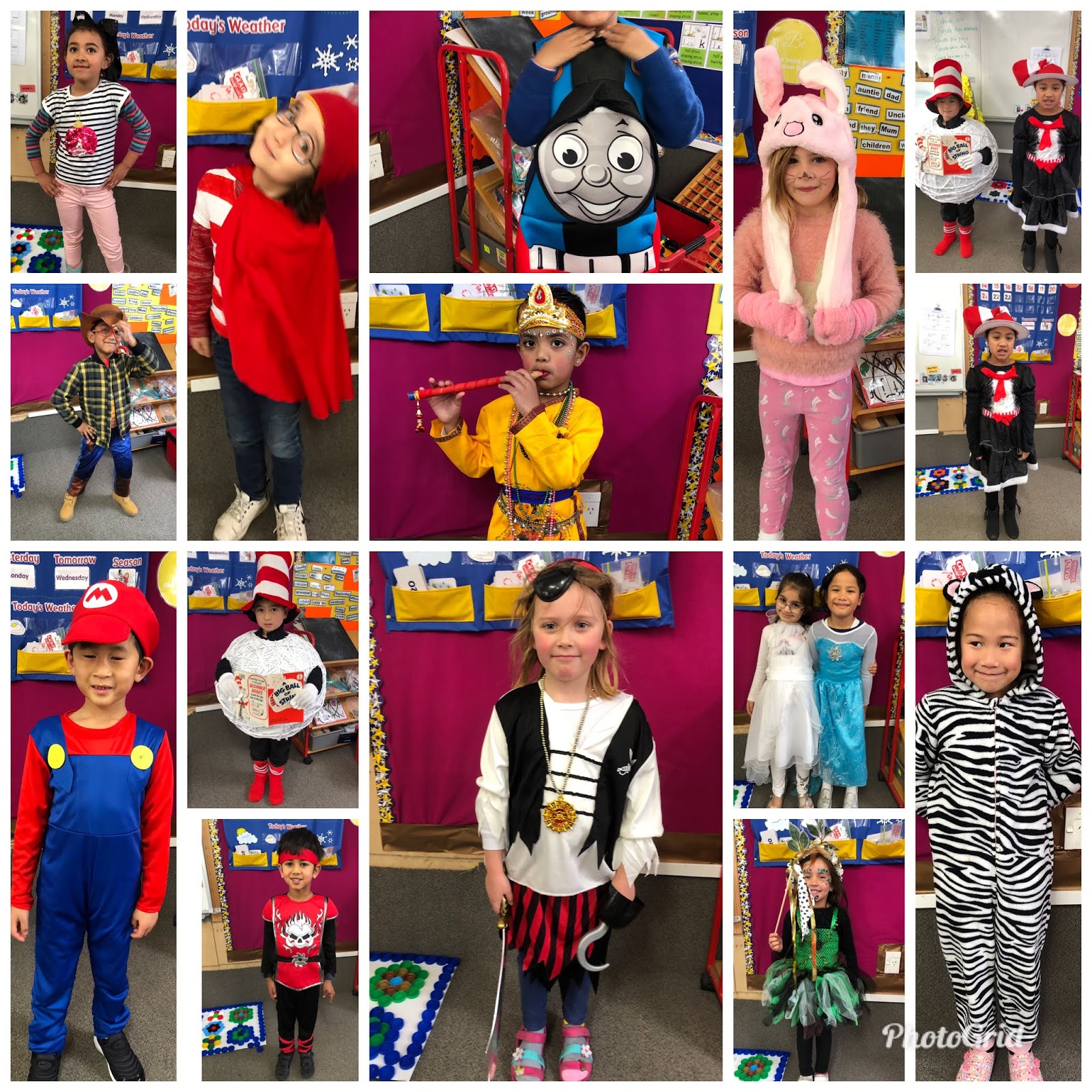 Room 11's Class Blog Book Character Parade