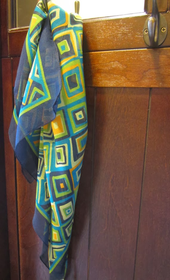 LilacsNDreams Scarves of Vintage Retro Modern Handmade