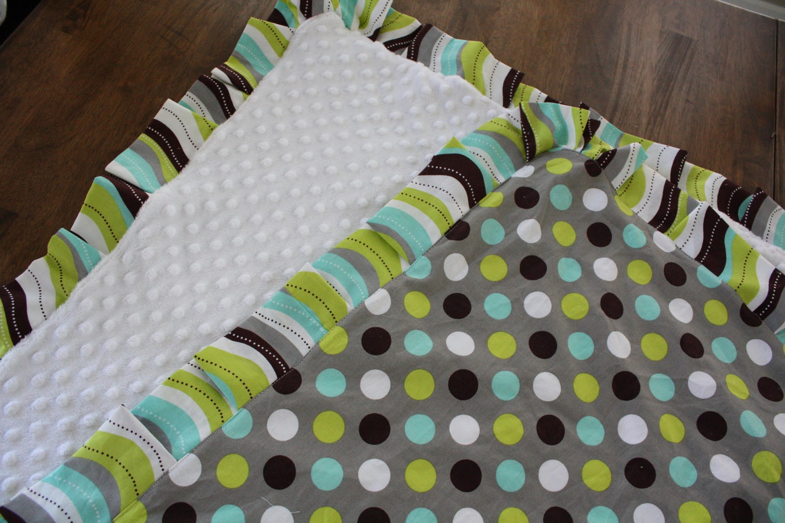 Pajama Crafters Ruffled Minky Blanket Tutorial