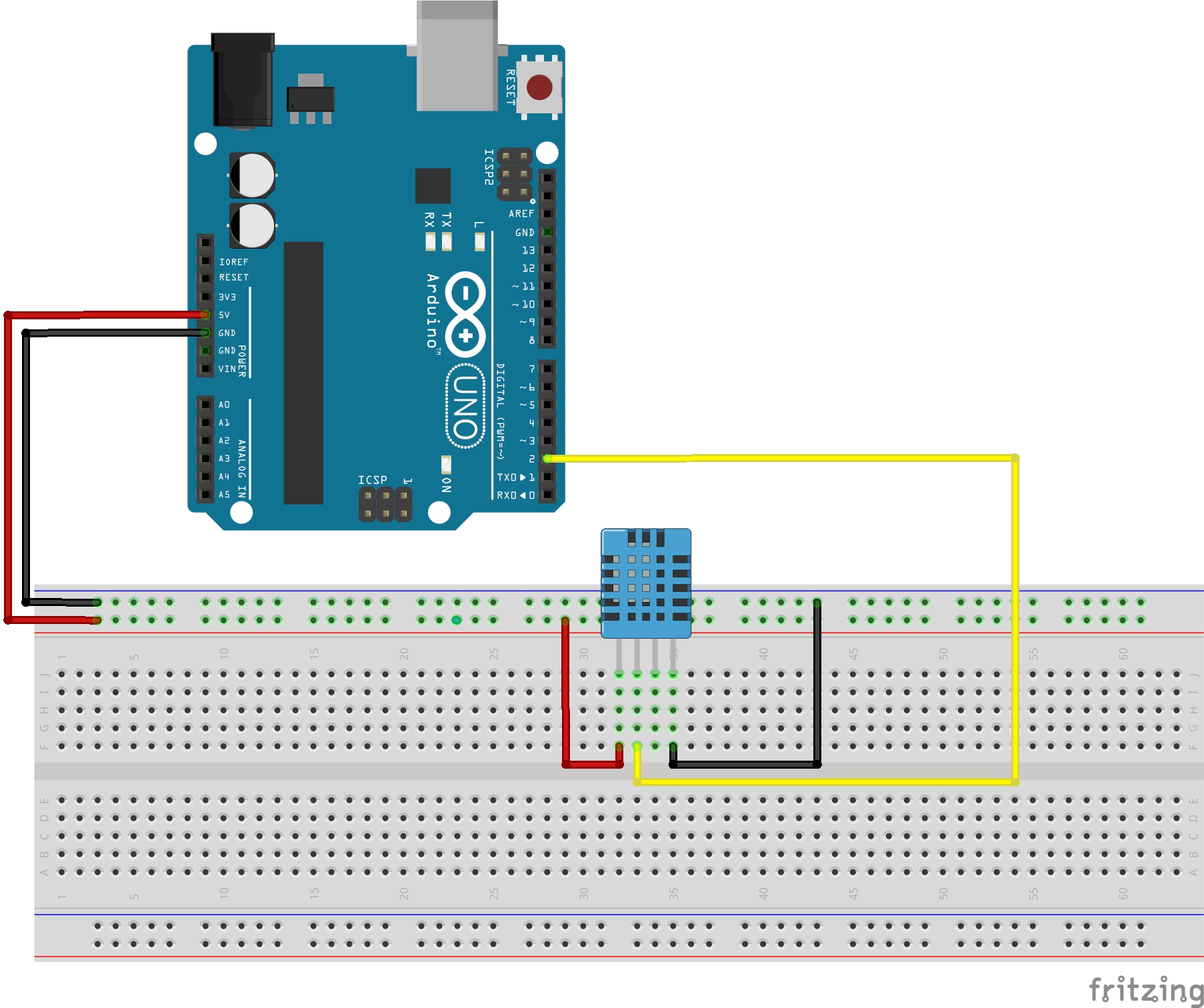 DHT11 with Arduino UNO || Temperature & Humidity Sensor || INNOVATIVE ...