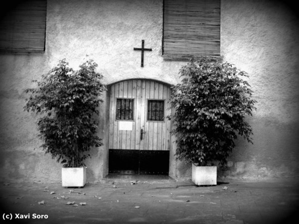 Entrada principal a la sede de las Hermanas Paciente