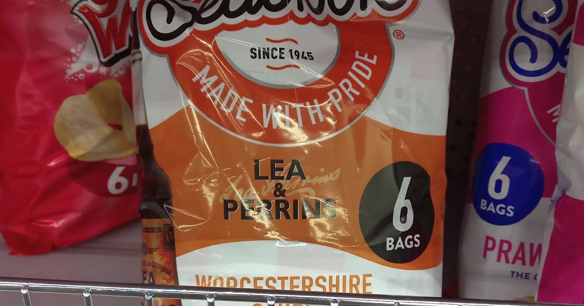 Supersupergirl's Food Reviews Seabrook Lea & Perrins Worcester sauce crinkle cut crisps [Photo