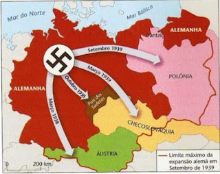 Avanço alemão - Segunda Guerra Mundial - www.professorjunioronline.com
