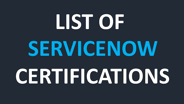 List of All ServiceNow Certifications | Certifications in ServiceNow