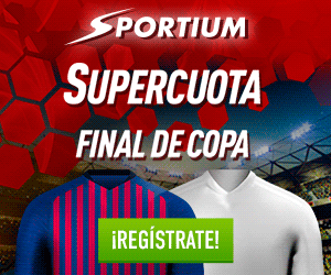 sportium supercuota Final Copa Rey Barcelona vs Valencia + 100€ 25 mayo 2019 sportium supercuota Final Copa Rey Barcelona vs Valencia + 100€ 25 mayo 2019