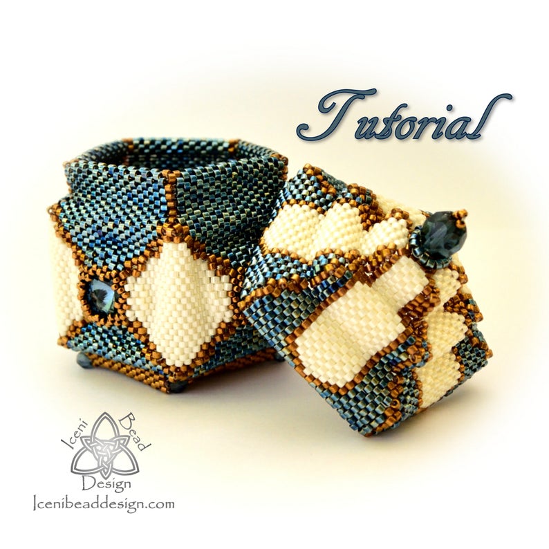Amazing Beaded Vessel Tutorials by Iceni Bead Design / The Beading Gem