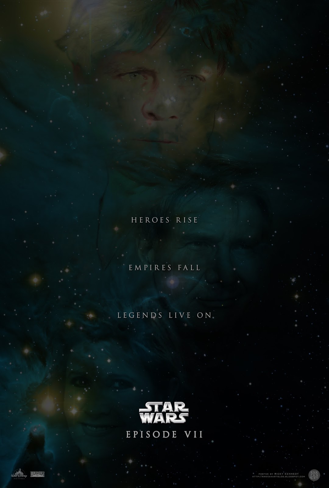 RNK Fan Art Star Wars Episode VII Teaser Poster