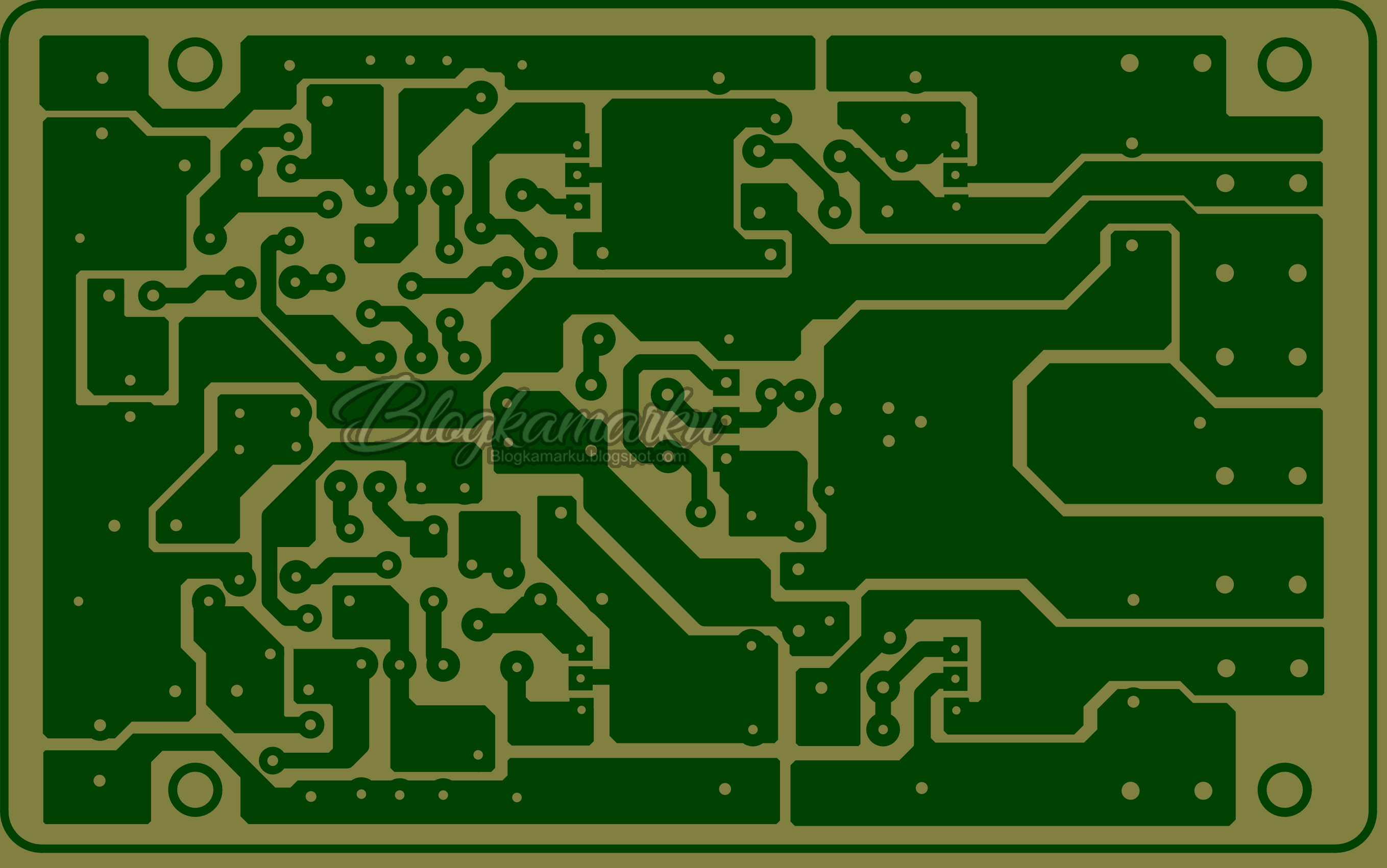 PCB LAYOUT POWER MEGATECH UNTUK SOUND LAPANGAN BLOGKAMARKU