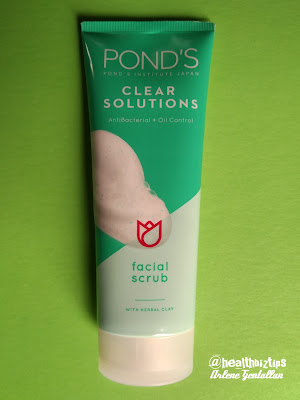 POND'S CLEAR SOLUTIONS facial scrub WITH HERBAL CLAY Review | @healthbiztips