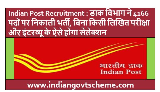 Indian Post Recruitment