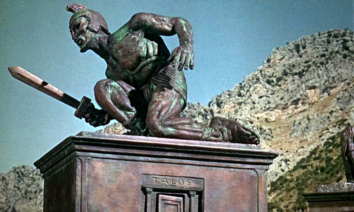 Shuker In MovieLand JASON AND THE ARGONAUTS VS TALOS, TITAN OF BRONZE!