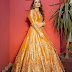 Yellow anarkali suits