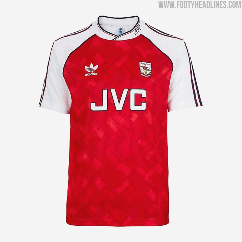 Including 1990-92 Home Shirt: Iconic Arsenal FC Adidas Originals ...