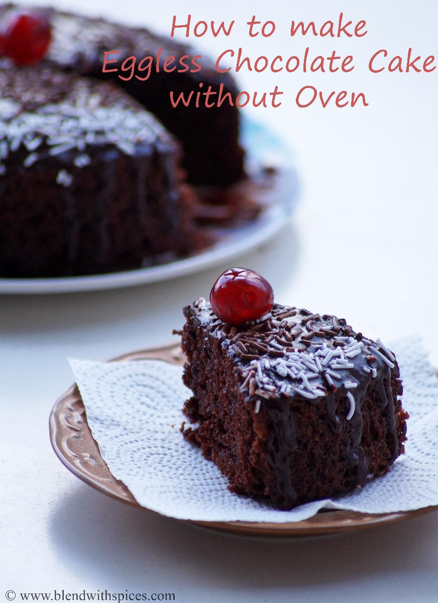 Eggless Chocolate Cake Recipe in Pressure Cooker How to Eggless Chocolate Cake Recipe in Pressure Cooker How to