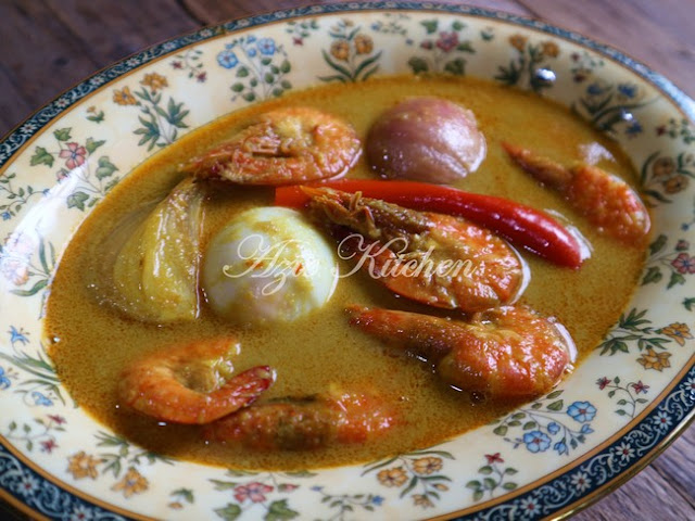 Gulai Udang Lauk Nasi Dagang Kelantan