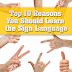 Top 10 Reasons You Should Learn the Sign Language - Selina Wing - Deaf