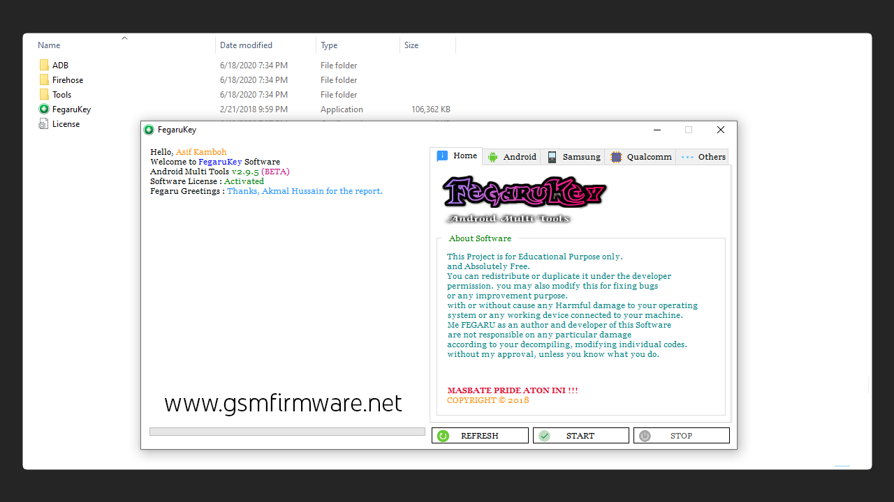 FegaruKey Android Multi Tools v2.9.5 (BETA) Free By [FEGARU]