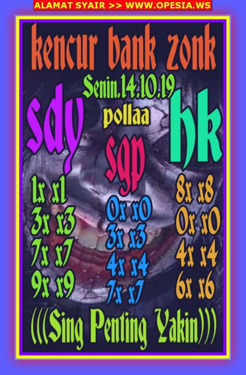 1 New Message) Kode Syair Sydney 14 Oktober 2019 - Forum Syair Togel  Hongkong Singapura Sydney