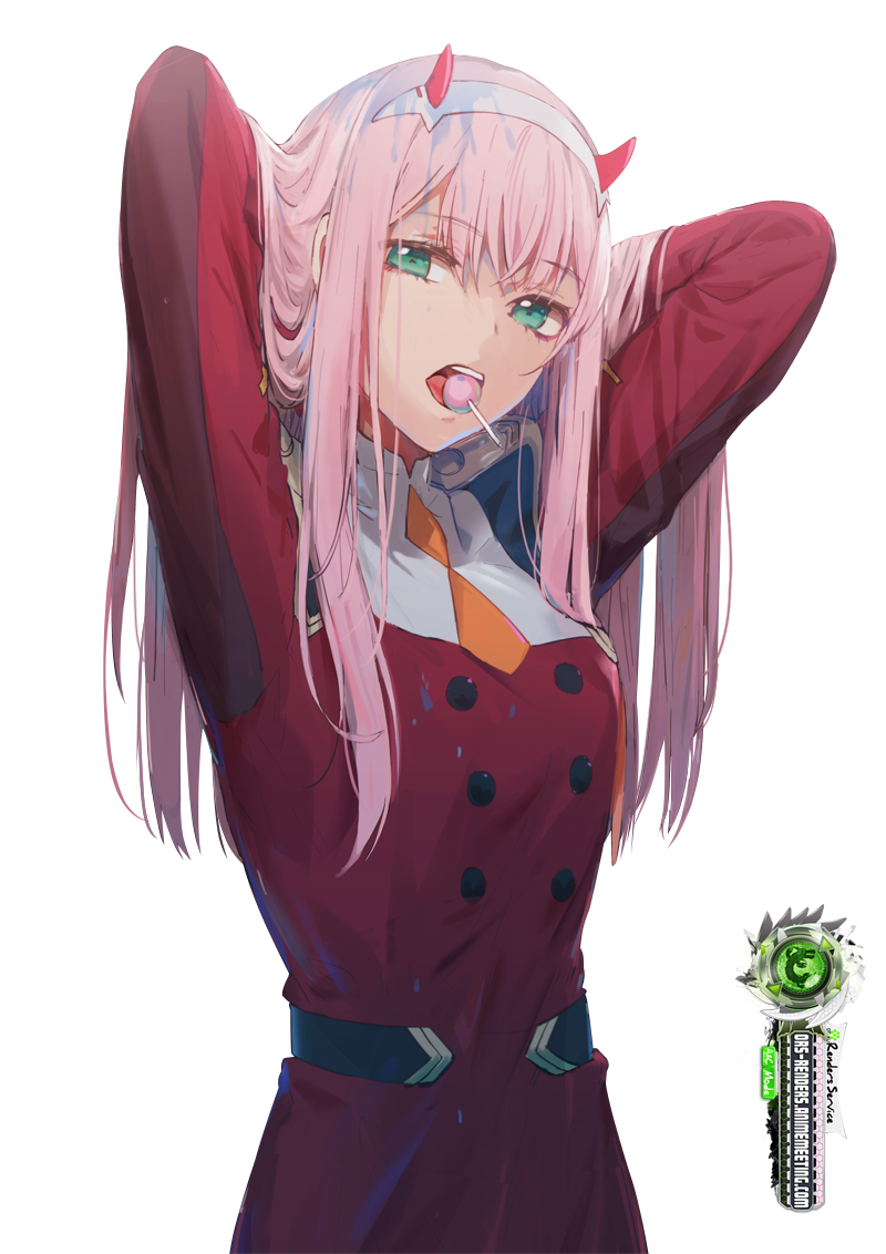 Darling in the Franxx:Zero Two Sweet Pose Render | ORS Anime Renders