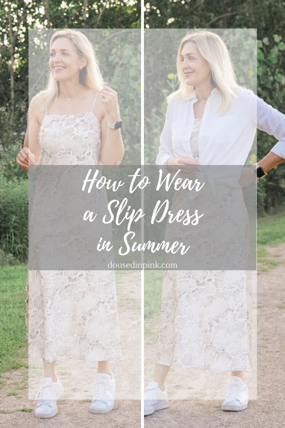 how to wear a slip dress in summer