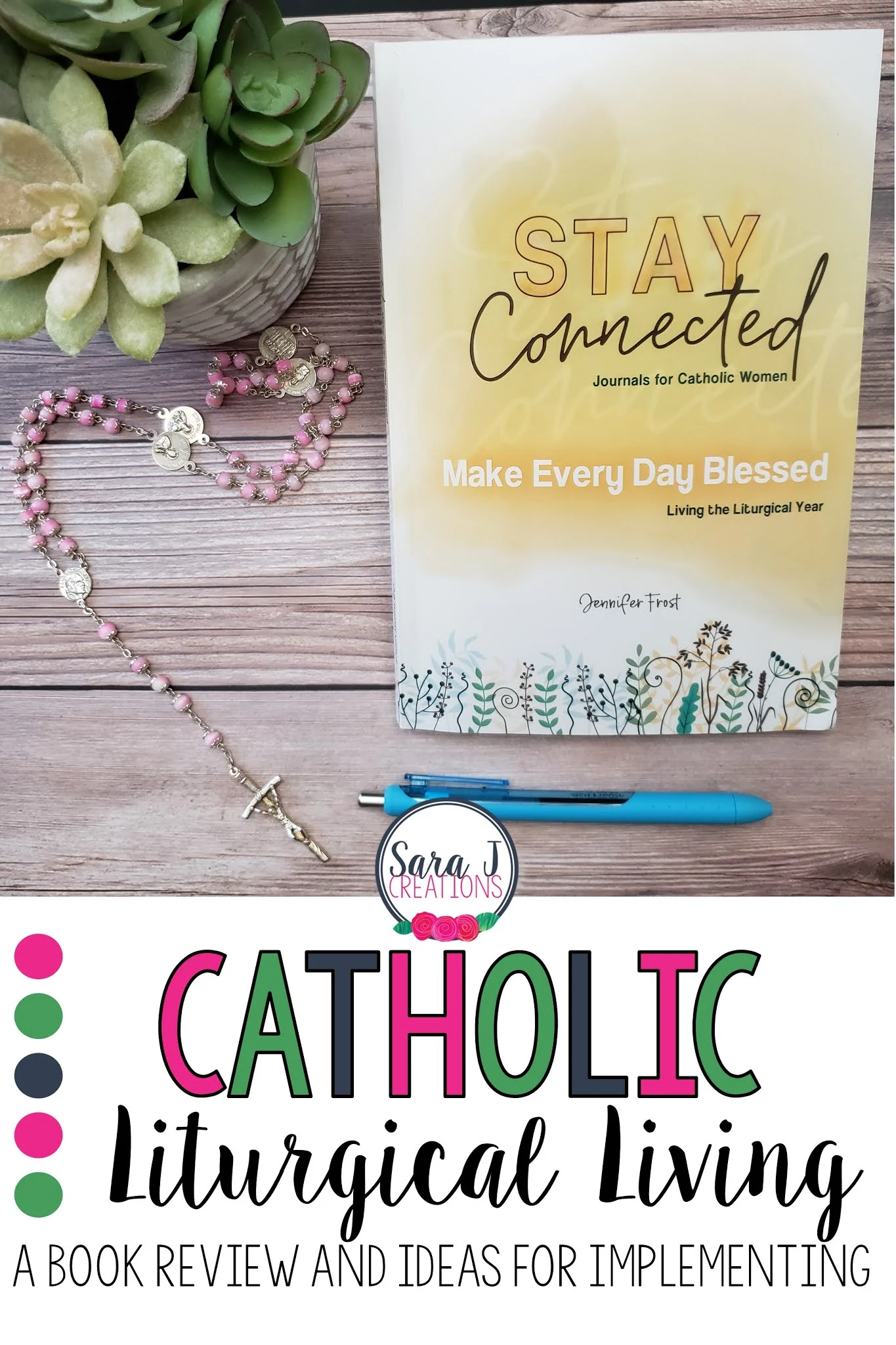 Living liturgically in the Catholic faith doesn't have to be hard or overwhelming. Check out this book review for more ideas on how you can reflect on the liturgical season through scripture, prayer, and pondering and get simple ideas for adding more intentional celebrating into your house.