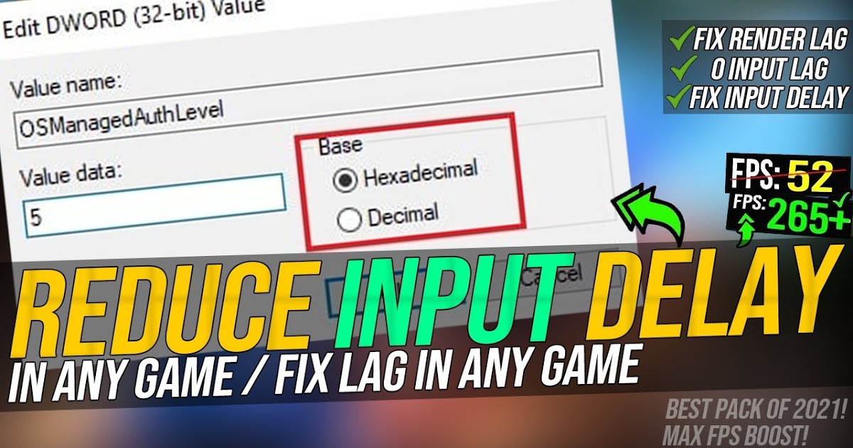 🔧How To DRASTICALLY Reduce Input Delay & Boost FPS In ANY GAME | Best ...