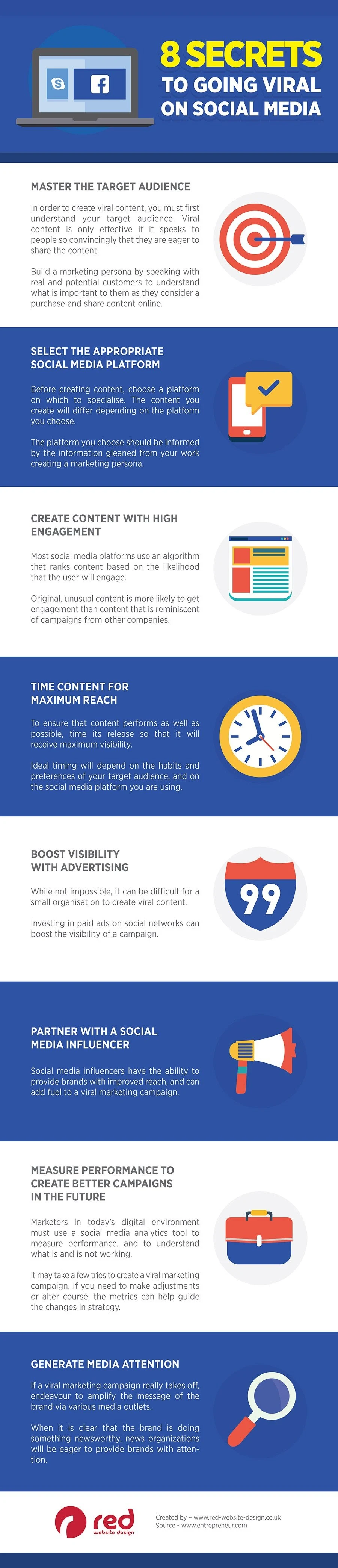 8 Secrets to Going Viral on Social Media - #Infographic