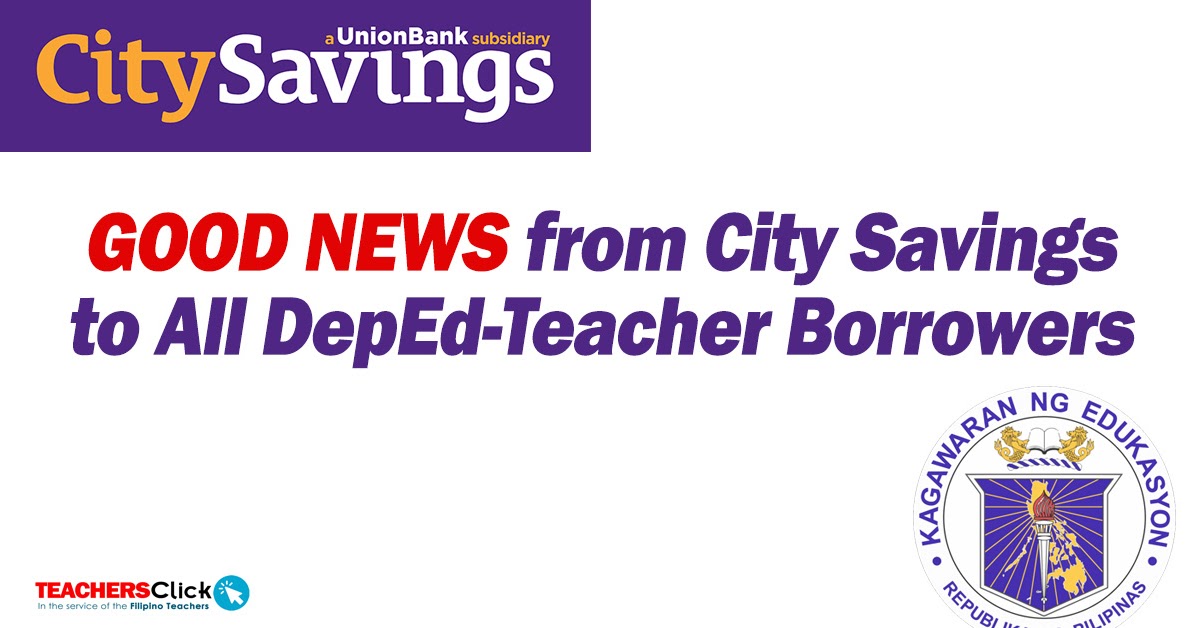 Teachersâ€™ Salary Loan Payment Extension - City Savings - Teachers Click