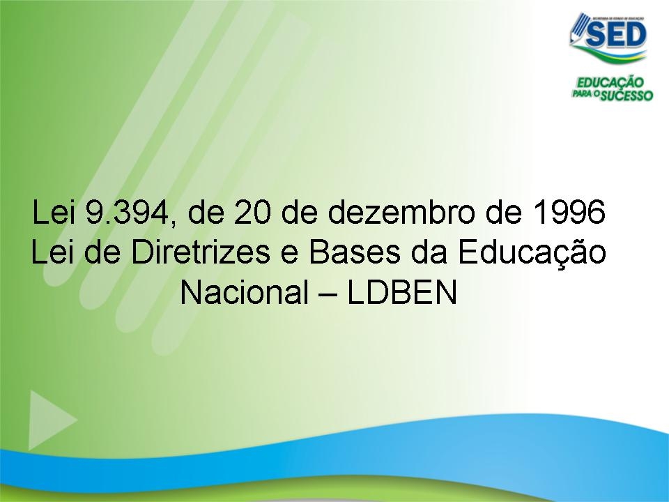 ESTAÇÃO DO APRENDER Lei de Diretrizes