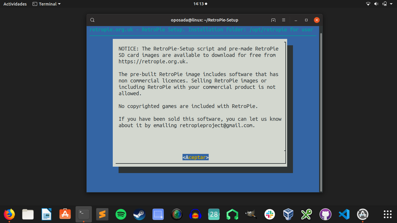 Tecnología de Información Retropie para Ubuntu Linux