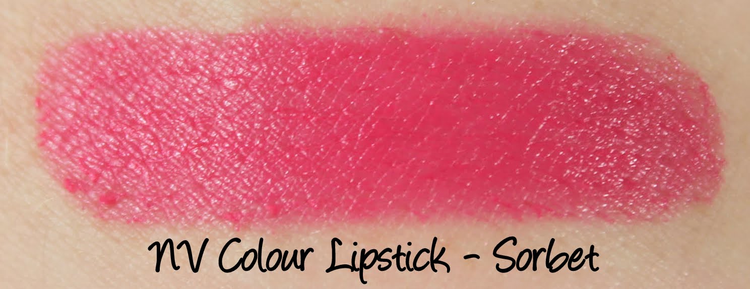 NV Colour Lipstick - Sorbet Swatches & Review