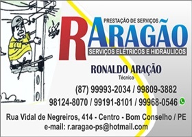 R . ARAGÃO PRESTAÇÃO DE SERVIÇOS