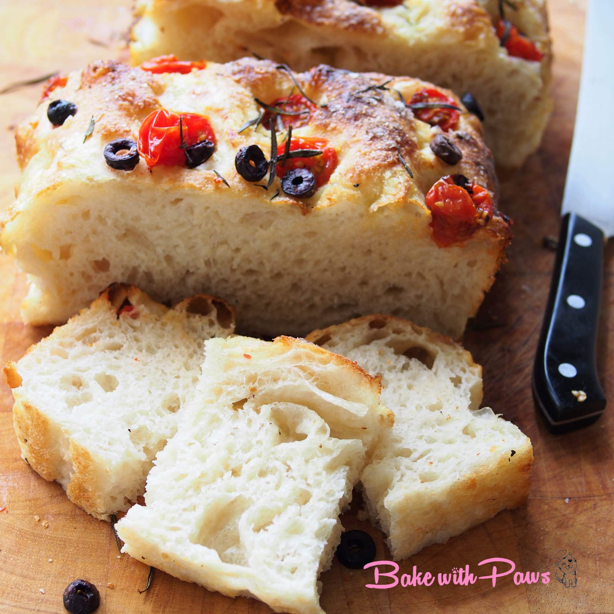 Sourdough Focaccia BAKE WITH PAWS