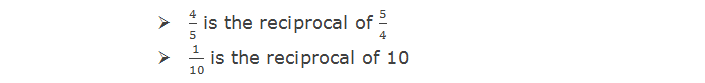 reciprocal of a fraction