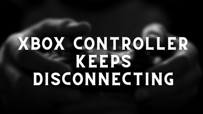 Xbox 컨트롤러가 계속 연결 해제됨