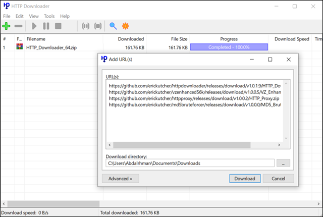 تحميل برنامج HTTP Downloader