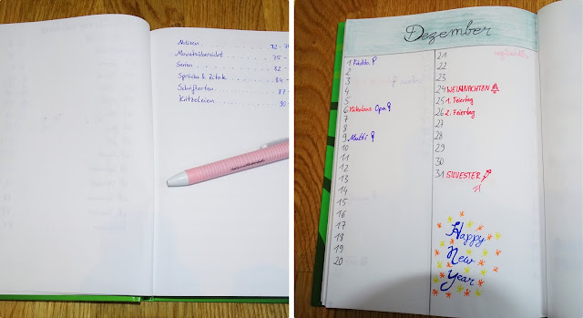 Übersichtlichkeit im Bullet Journal