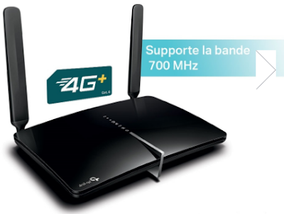 Modem/Routeur 4G LTE Sans Fil - TpLink M700 - 2000mAh - Compatible