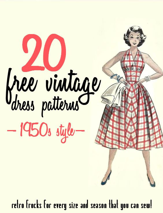 1950 dress patterns