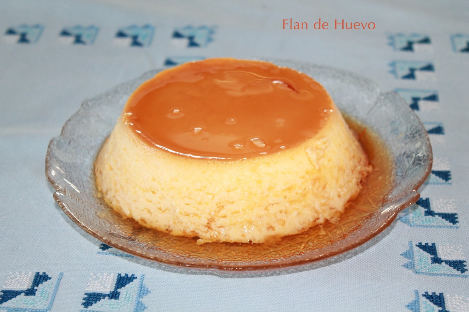 FLAN DE HUEVO